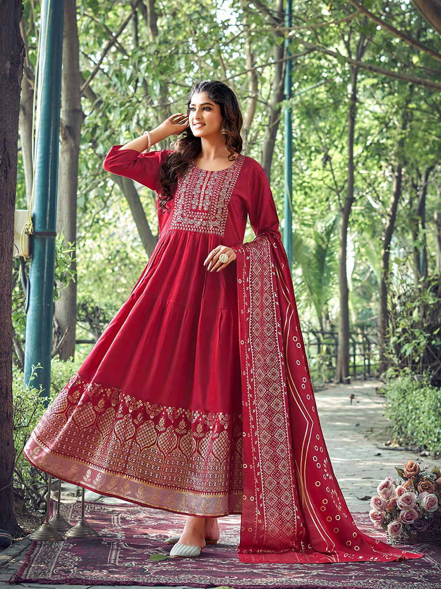 Rare Lily Avantika Vol 1 Heavy Printed Kurti With Dupatta Catalog

